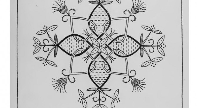 Flower Embroidery Pattern Example