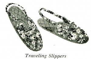 Vintage Crafts and More - Traveling Slippers and Espardrilles Sewing Pattern