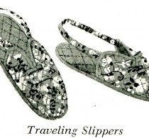 traveling slippers sewing pattern