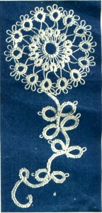 Tatting Flower Pattern for Applique