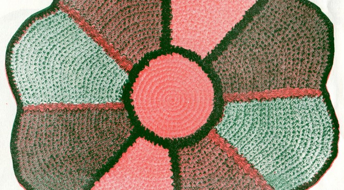 Vintage Crafts and More - Crocheted Rag Rug Pattern