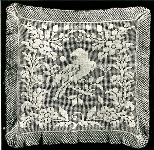 Vintage Crafts and More Filet Crochet Bird