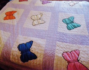 Vintage Crafts and More - Butterfly Quilt Photo