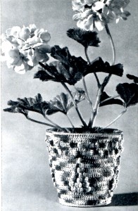 Vintage Crafts and More - Crochet Pattern Flower Pot Cover