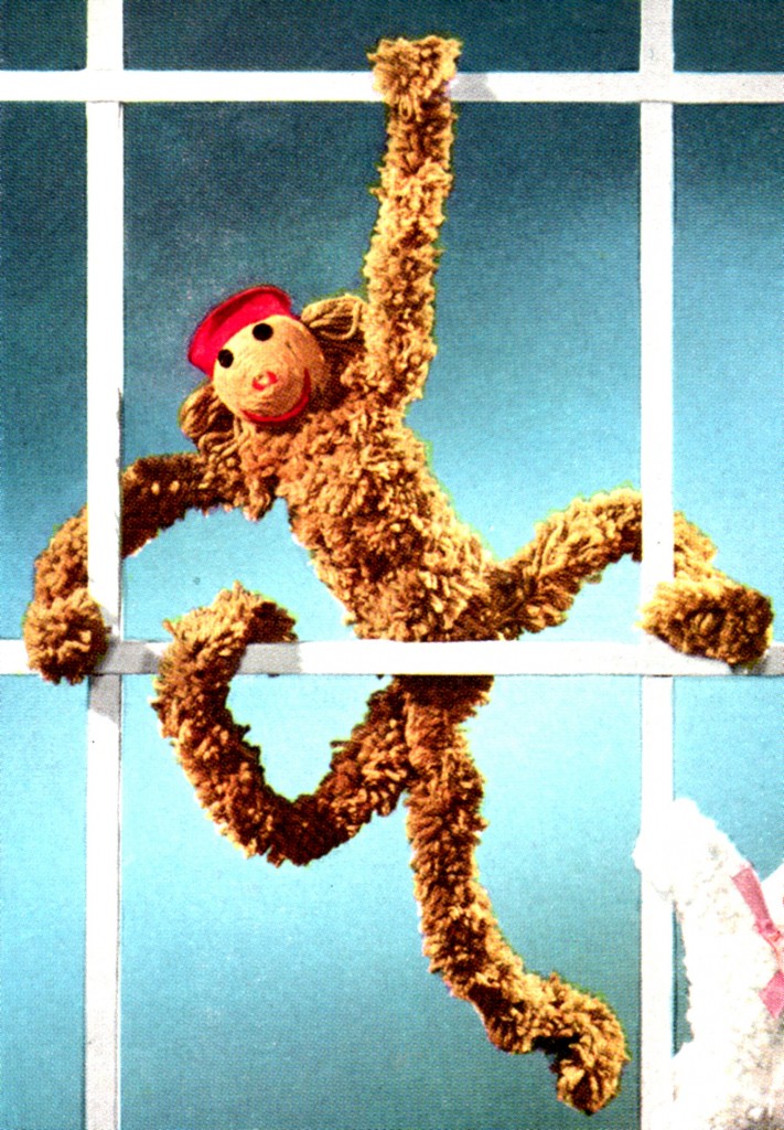 Vintage Crafts and More Monkey Doodle Yarn Doll Pattern