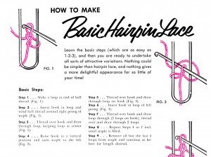 Vintage Crafts and More How To Make Hairpin Lace