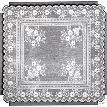 Vintage Crafts and More - Filet Crochet Pattern Tea Table Cloth