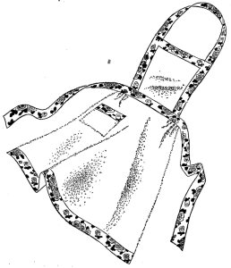 Bath Towel Apron Sewing Instructions - Vintage Crafts and More