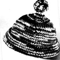 Knitted Ski Cap Pattern - Vintage Crafts and More