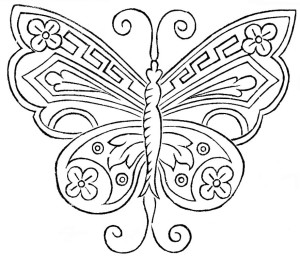 Butterfly Hand Embroidery Pattern