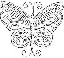 Butterfly Hand Embroidery Pattern