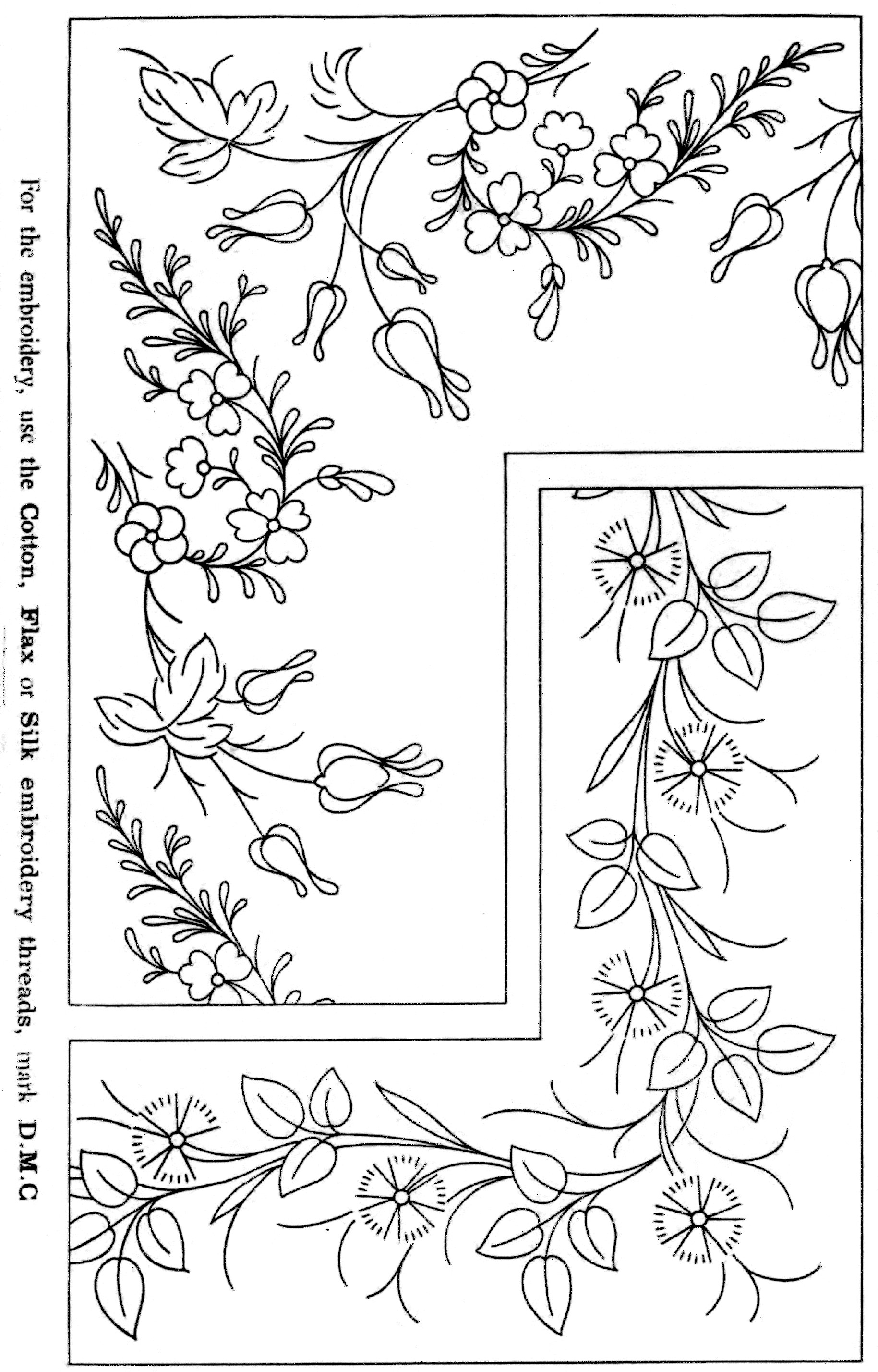 free vintage embroidery patterns