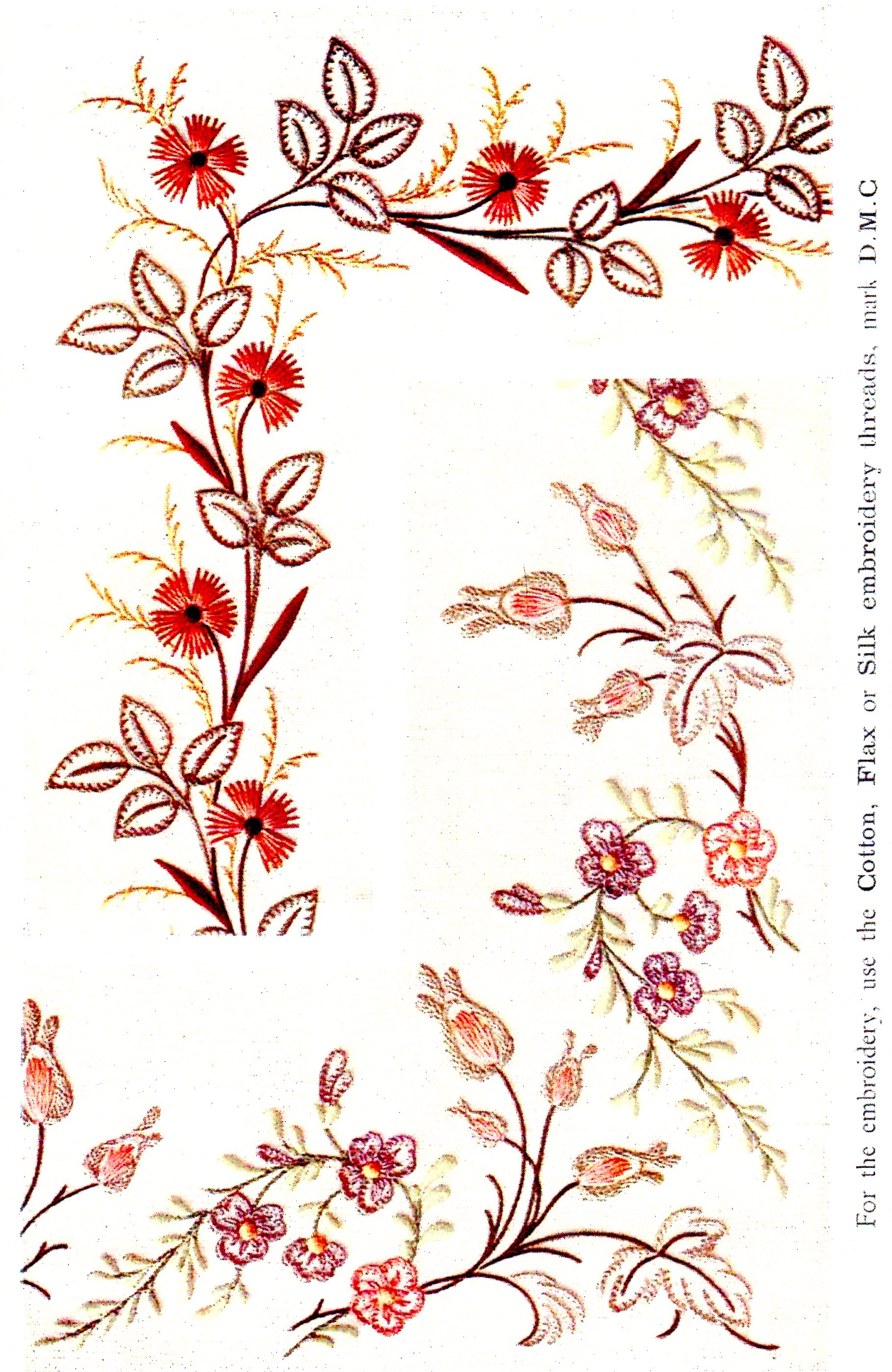 free vintage embroidery patterns to print