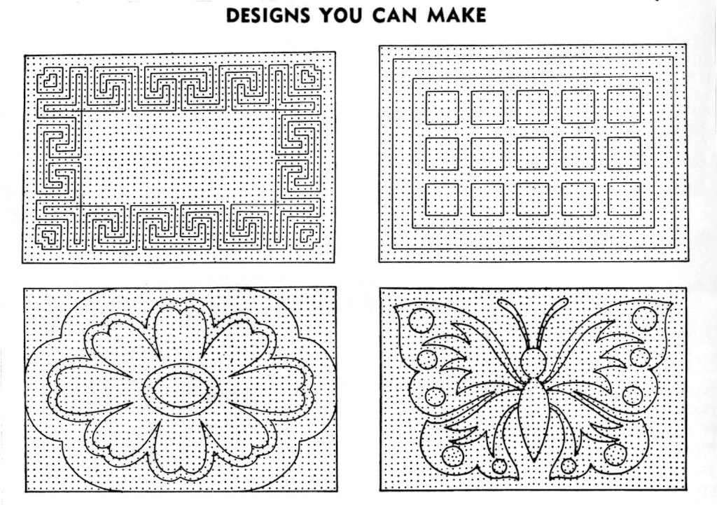 Pom Pon Rugs Designs You Can Make - Vintage Crafts and More