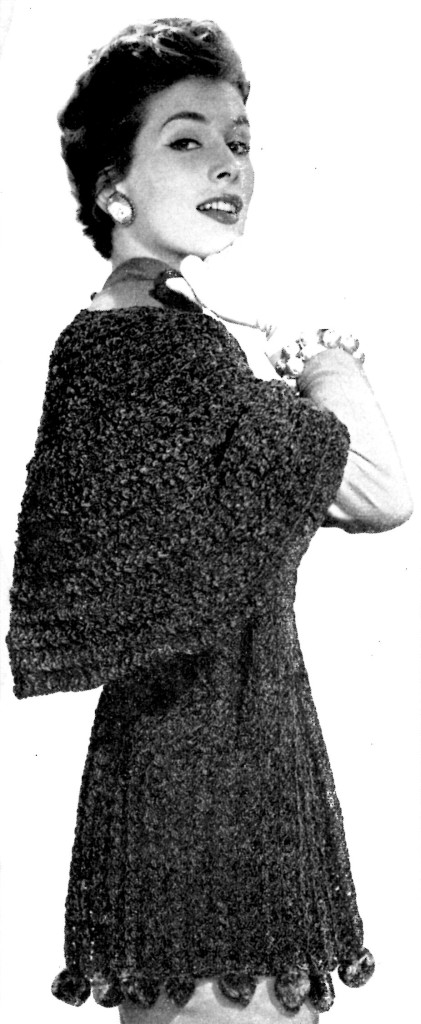 The Velvet Touch Chenille Shawl Crochet Pattern - Vintage Crafts and More