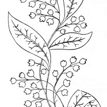 Lily of the Valley Embroidery Pattern - Vintage Crafts and More
