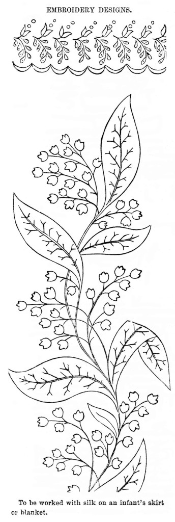 Lily of the Valley Embroidery Pattern - Vintage Crafts and More