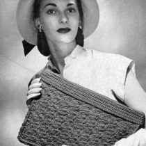 1940s Straw Bag 4814 Crochet Pattern - Vintage Crafts and More