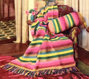 Rainbow Afghan Crochet Pattern - Vintage Crafts and More