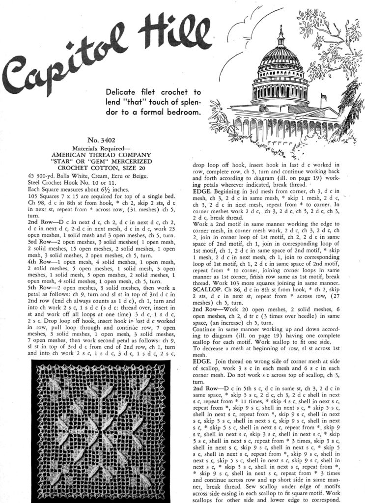 capitol-hill-bedspread-filet-crochet-pattern-instructions-vintage-crafts-and-more