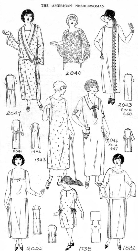 The American Needlewoman Magazine Pattern Page - Vintage Crafts and More