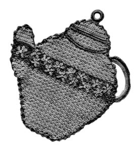 Teapot Potholder Crochet Pattern