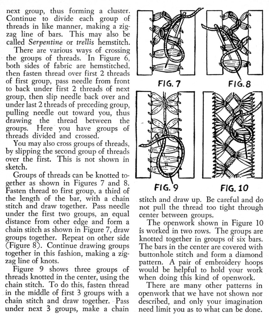 Lesson on Hemstitching 