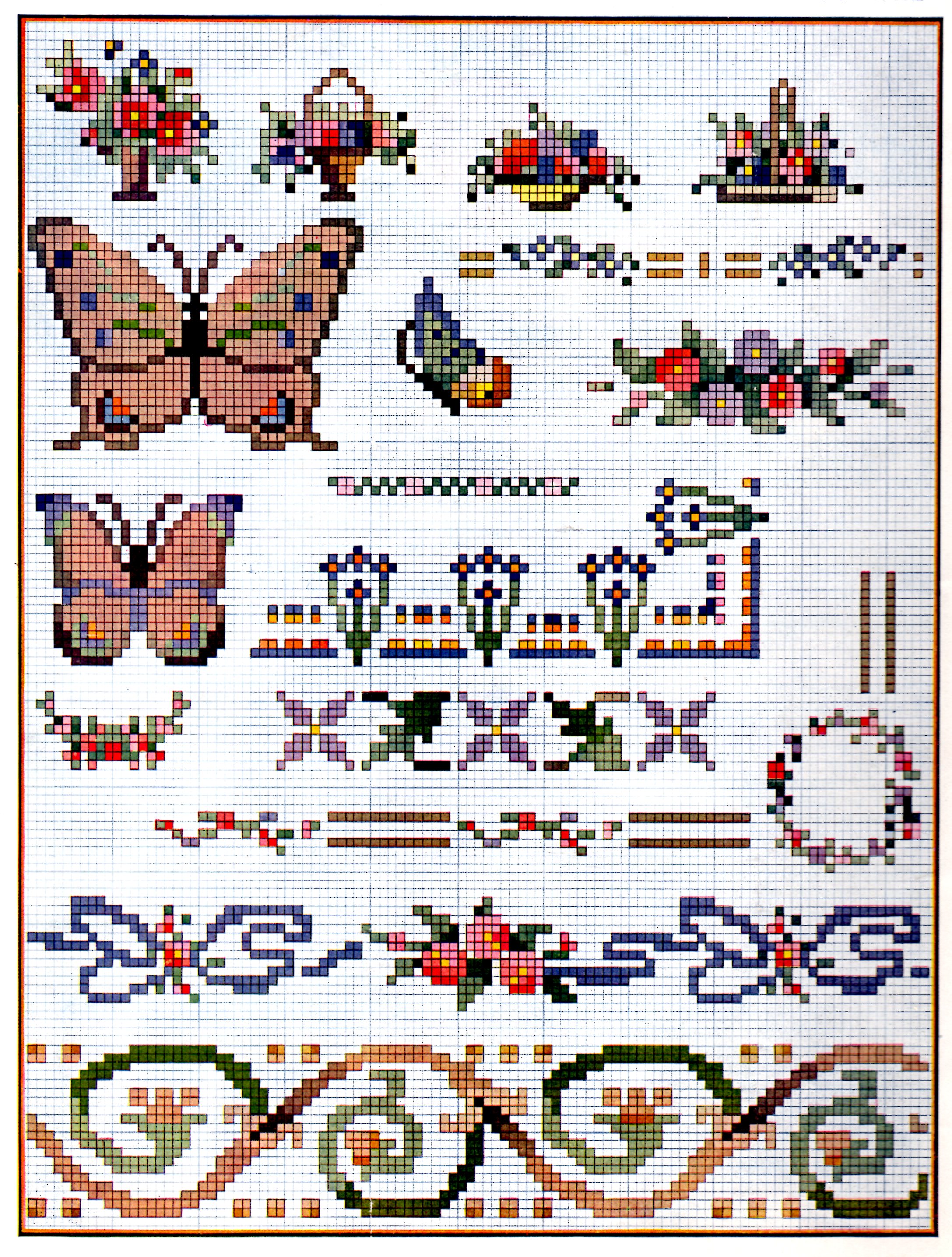 Cross Stitch Pattern Lake Huron DMC Cross Stitch Chart Needlepoint Pattern Embroidery Chart Printable PDF Instant Download