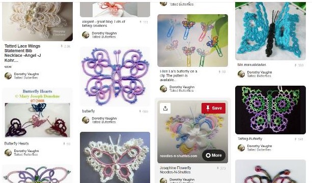 Pinterest Tatting Butterfly