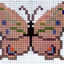 cross stitch pattern butterfly