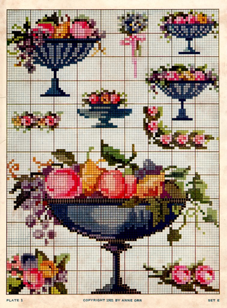 Anne Orr Cross Stitch Pattern Chart