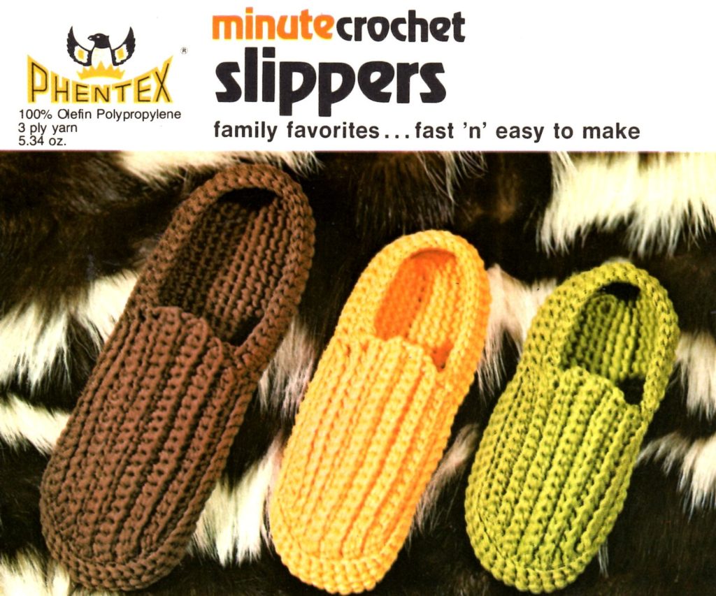 Minute Crochet Slippers Pattern