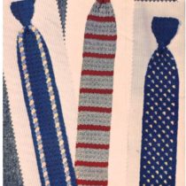 Ties for Men and Boys Crochet Patterns - Vintage Crafts and More