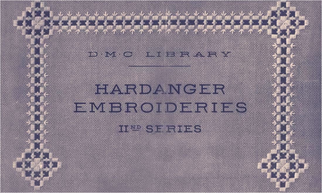 DMC Library hardanger Embroideries cover