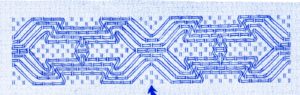 Huck Weaving Border Pattern 3