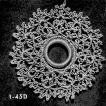 1-45D Crochet Snowflake Ornament
