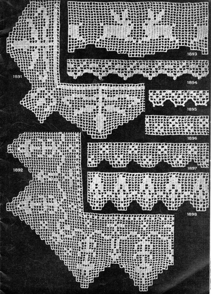 Bunny Filet Crochet Edging Pattern