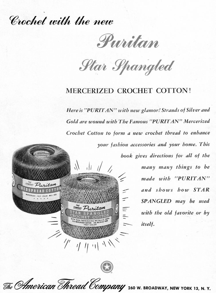 American Thread Company Puritan Star Spangled Crochet Cotton