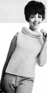 Bulky Yarn Sleeveless Pullover Top Knitting Pattern