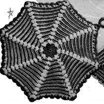 Pinwheel Potholder Crochet Pattern