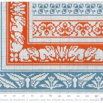 Art Nouveau cross stitch designs