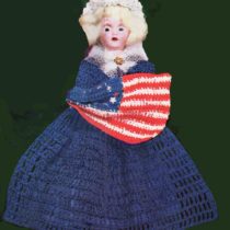 Betsy Ross Doll Dress and Flag Crochet Pattern - Vintage Crafts and More