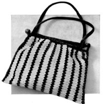 Crocheted Knitting Bag Pattern - Vintage Crafts and More