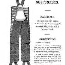 Crochet Pattern for Suspenders - Vintage Crafts and More
