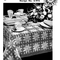 Crochet Pattern for Shining Star Tablecloth - Vintage Crafts and More