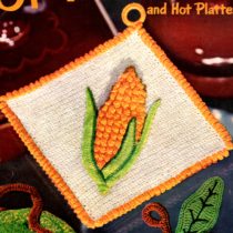 corn on the cob potholder crochet pattern