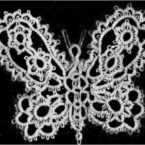 Corticelli Lessons in Tatting Butterfly Pattern
